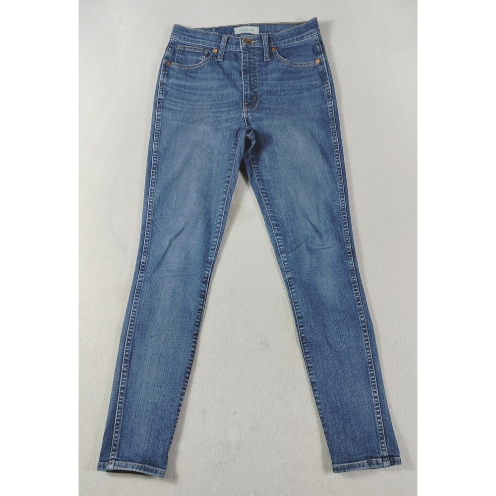 Madewell High Rise Skinny Jeans Womens 27 Blue Medium Wash‎ Stretch Denim